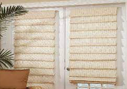 Pleated Roman Blinds